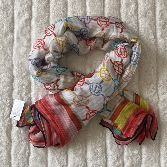 henri bendel Accessories - Henri Bendel HB monogram silk scarf NWT